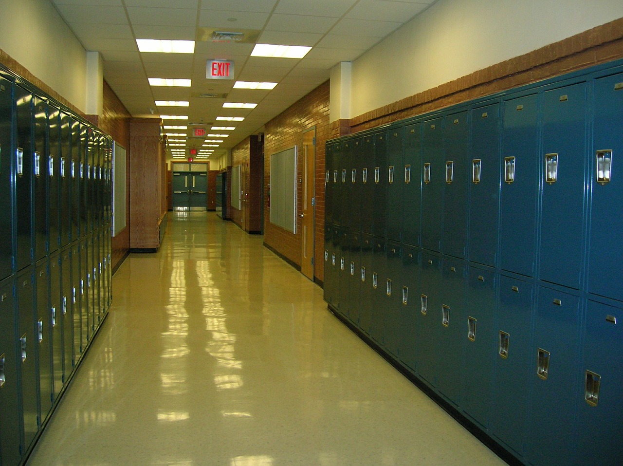 School Lockers Hallway High School  - elizabethaferry / Pixabay
