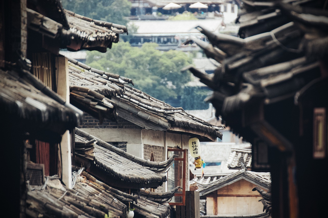 Roof Houses Old China Asia City  - qgadrian / Pixabay