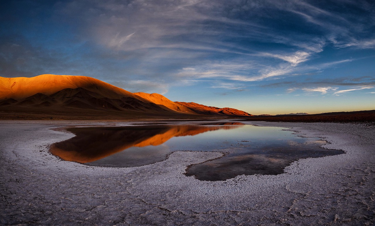 Lake Salt Flat Andes Chile Atacama  - sebadelval / Pixabay