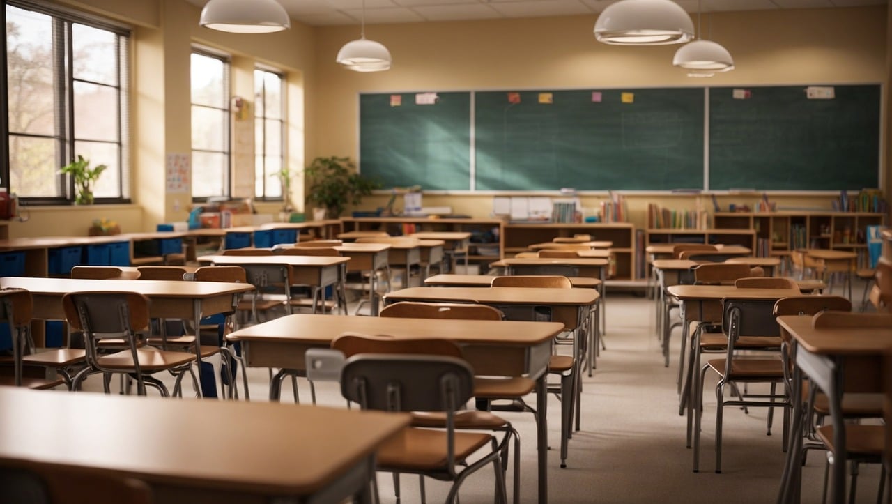 Classroom School Chairs Blackboards  - victorsteep / Pixabay